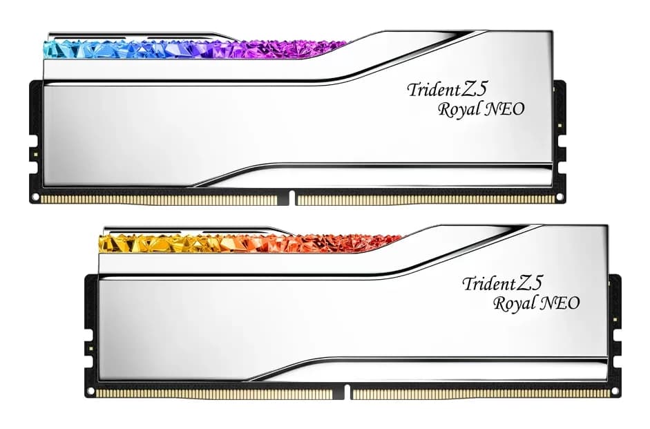 Memorie G.SKILL TRIDENT Z5 ROYAL RGB DDR5 2X16GB 6000MHZ CL28-36 "F5-6000J2836G16GX2-TR5NS" — miniatură