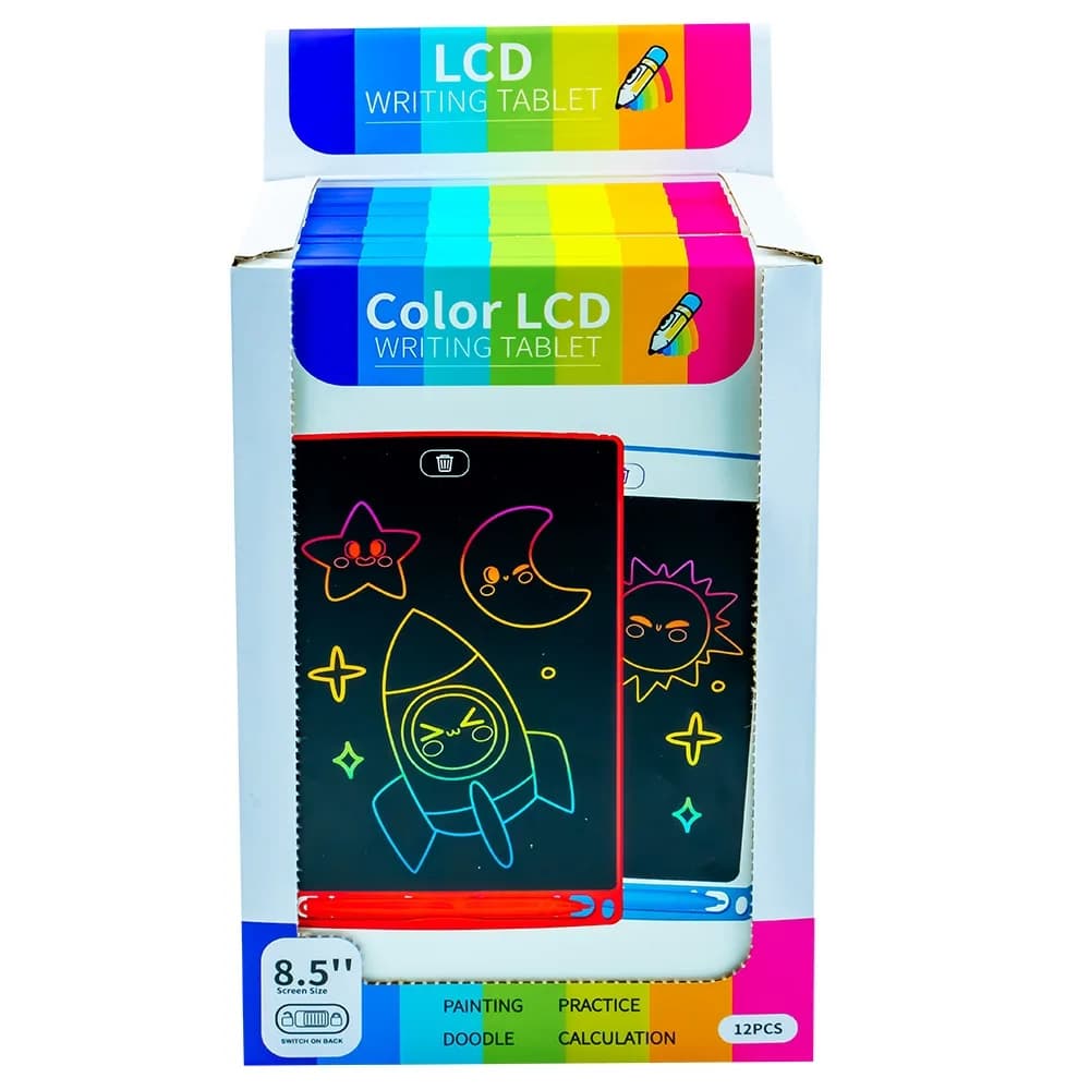 Tablita pentru scris, LCD, 8.5 inch, 12 buc/set — miniatură