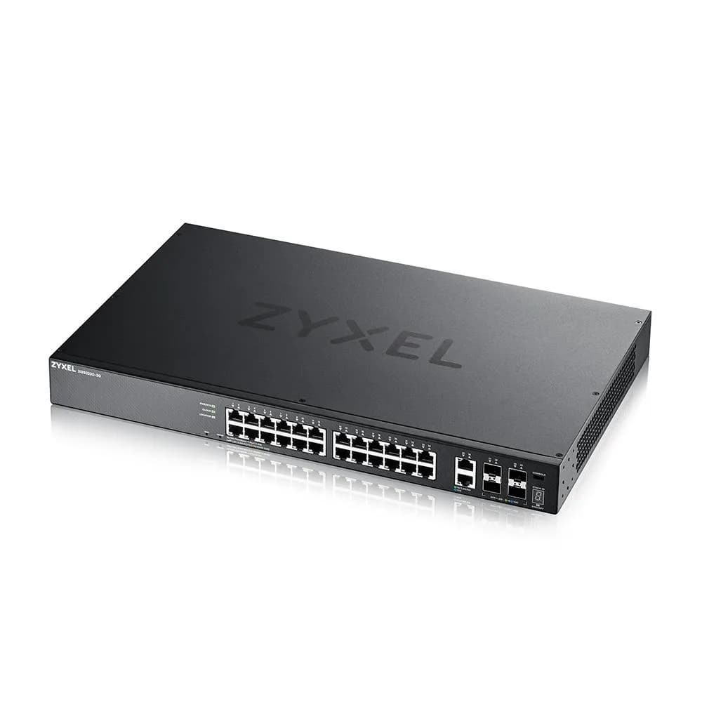 XGS2220-30, L3 Access Switch, 24x1G RJ45 2x10mG RJ45, 4x10G SFP+ Uplink, incl. 1 yr NebulaFlex Pro — miniatură