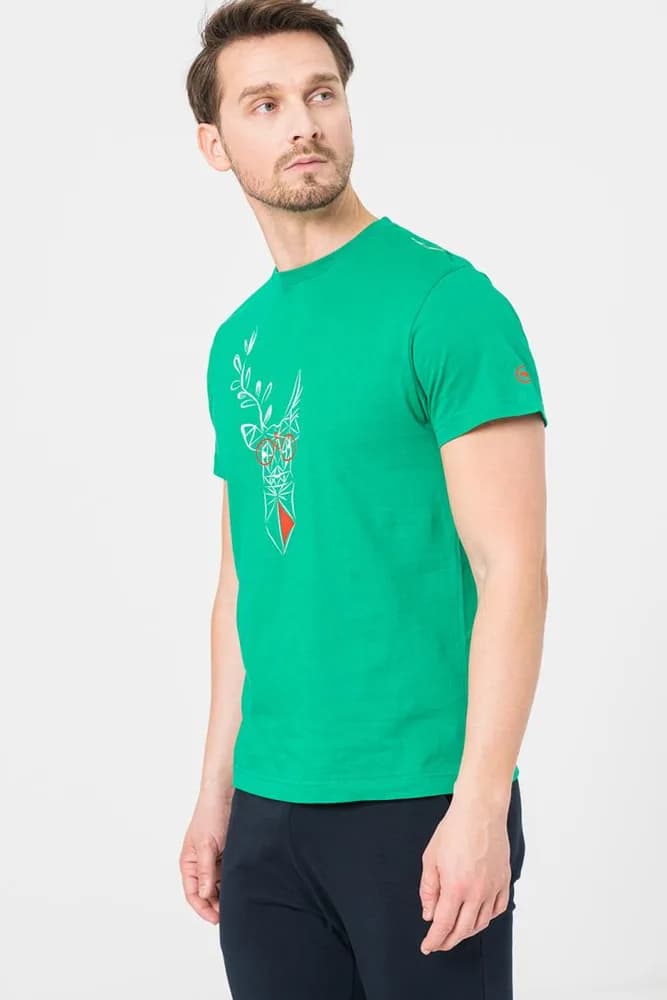 TRICOU CERB FAMILIE BARBATI K GREEN-M — miniatură