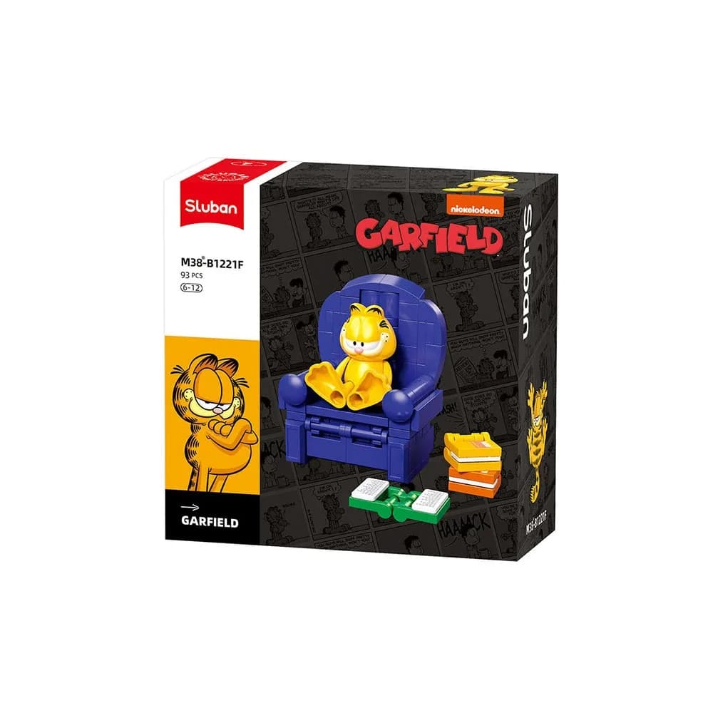 Set de constructie, 6 modele/display, Garfield - Sluban — miniatură