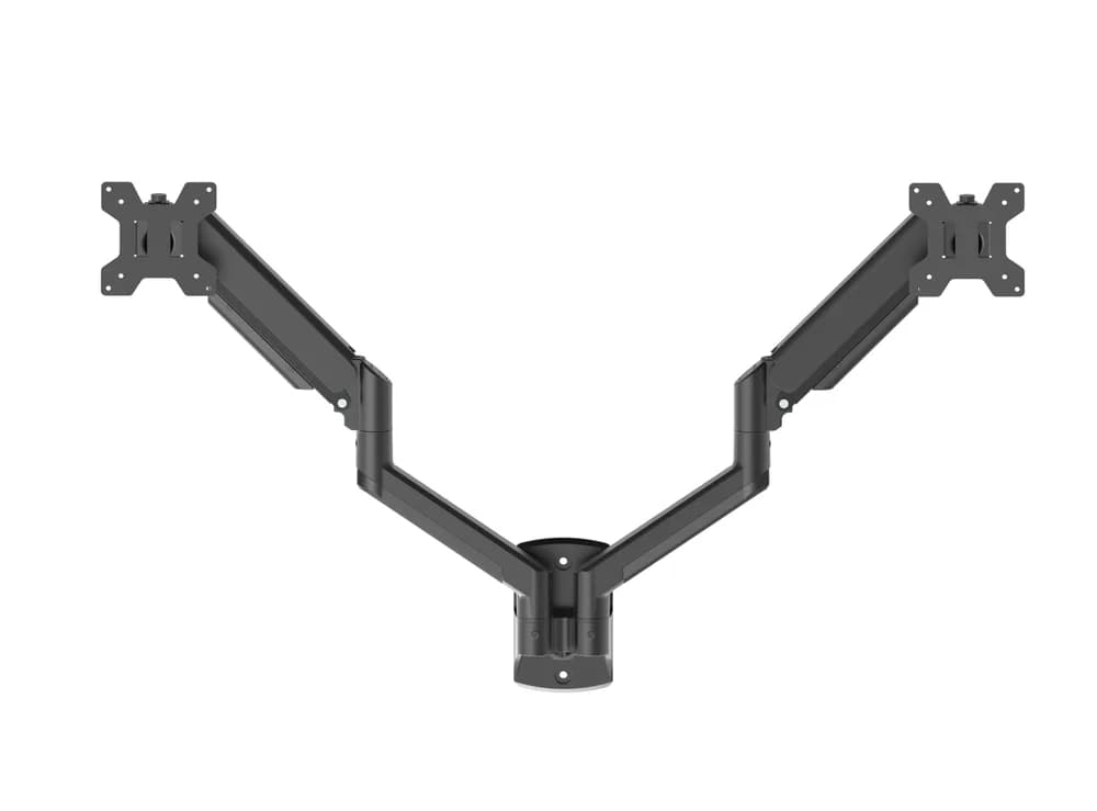 Suport monitor dublu de perete gas spring Blackmount MNA602, 17-32", max.10kg, otel, negru