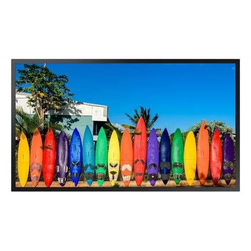 Monitor signage SAMSUNG OM46B HighBrightness, 46", 4000nit, 24/7, FHD, panel VA, 6ms, contrast static 6000:1, Tizen 5.0, stocare 8GB. Conectivitate: WiFi, 1xDP1.2, 2xHDMI2.0, HDCP2.2, 1xUSB2.0, 1xLAN, 1xRS232C, 1xIR, HDMI2.0, Audio Out Stereo Mini Jack, RS232C out, RJ45 out. IP5x (Dust proof)