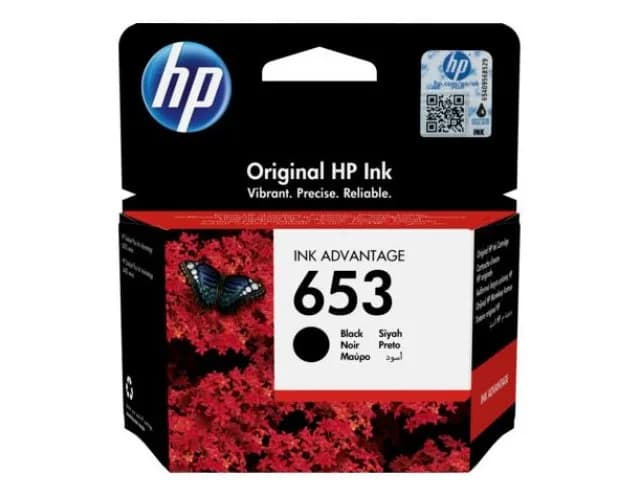 Cartus Cerneala Original HP Black, nr.653, pentru DJ 6075|6475 AIO, "3YM75AE"