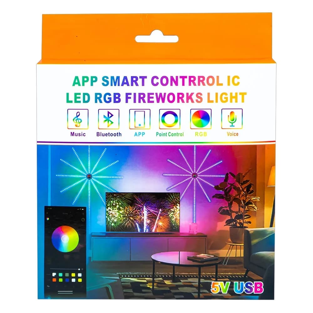 Banda led cu telecomanda si bluetooth — miniatură