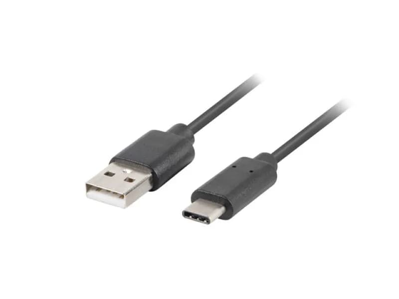 Cablu USB-C(M) USB-A(M) 2.0 0,5 m negru
