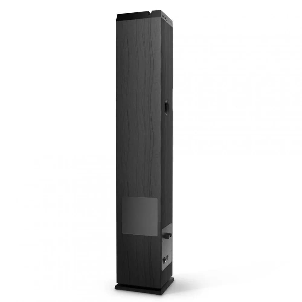 Sistem Audio 2.1 Energy System Tower 5 MAX, bluetooth 5.3, interfata jack 3.5mm, putere: 100W, frecventa raspuns 40 Hz ~ 18 kHz, frecventa FM: 87,5 - 108 MHz, ecran/afisaj: LED, suport card de memorie: microSD si stick-uri USB pana la 128 GB, include telecomanda, material: lemn, dimensiuni — miniatură