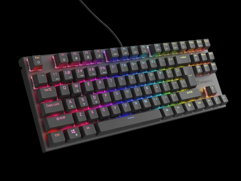 Tastatura Mecanica Gaming Genesis Thor 303 TKL, RGB, USB, negru