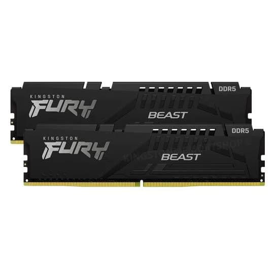 Memorie RAM Kingston FURY Beast, 64GB DDR5, 5600MHz, CL40