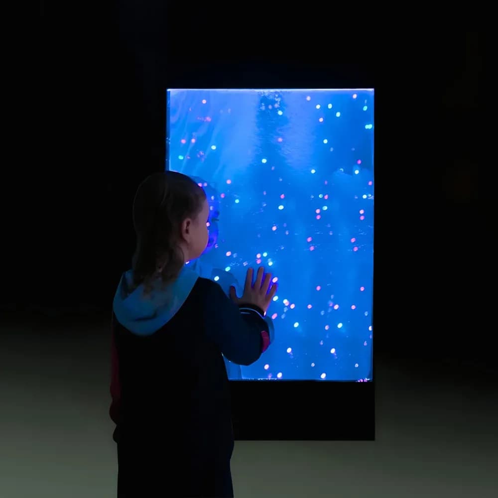 Cascadă de mărgele luminoase pentru perete — miniatură