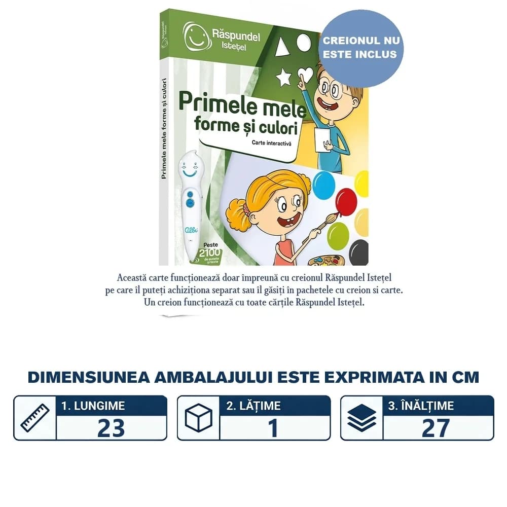 Raspundel Istetel, Carte - Primele mele forme si culori, ALBI - BLACKFIRE — miniatură