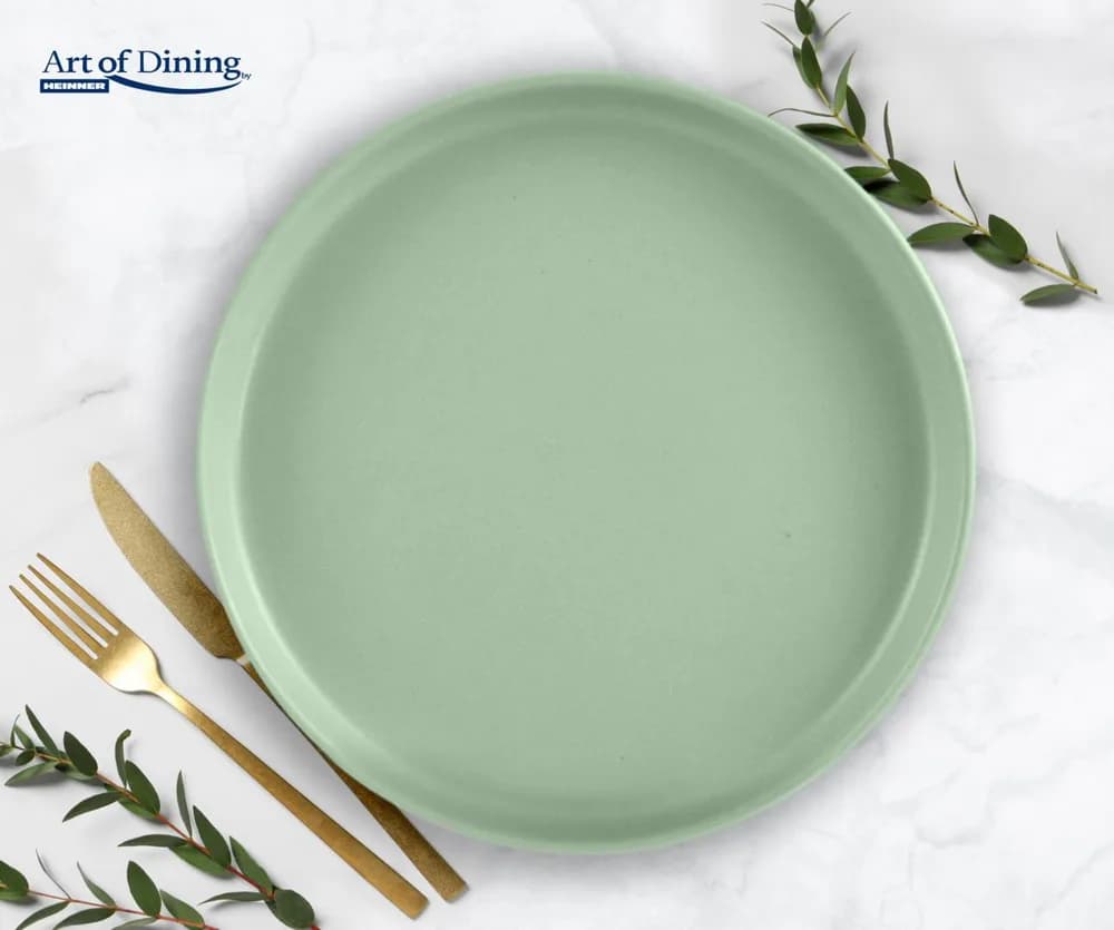 SET 6 FARFURII INTINSE CERAMICA 27 CM, YVONNE, ART OF DINING BY HEINNER — miniatură