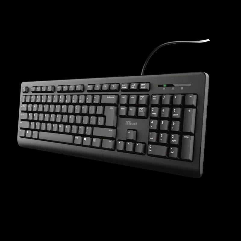 Tastatura Trust Primo, USB, Negru