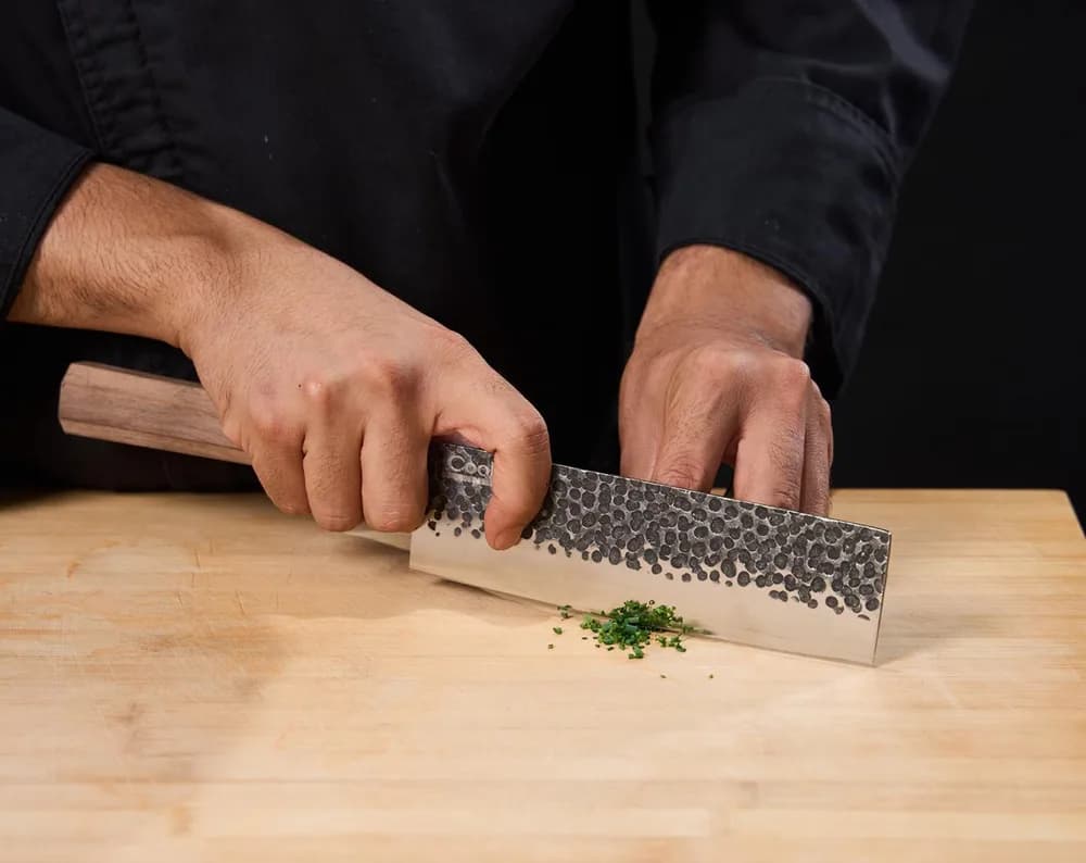 CUTIT NAKIRI 18 CM, RIKITO WATANABE, SAMURAI GOURMET, COOKING BY HEINNER — miniatură