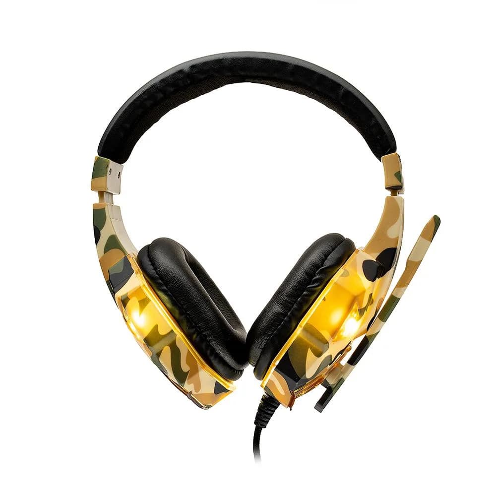 Casti Gaming Over-ear SPACER SPGH-CAMO, Wired, Multicolor — miniatură