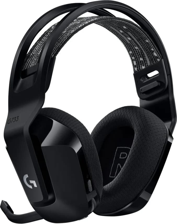 CASTI LOGITECH, "GT33", wireless, gaming, utilizare multimedia, microfon pe brat, conectare prin USB 2.0, negru, "981-000864" — miniatură