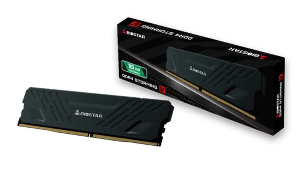 Memorie DDR Biostar "Storming V", 8GB, DDR4, 3200 MHz, 1 modul, radiator, 1.35V, CL16, "DO32NU4H08"