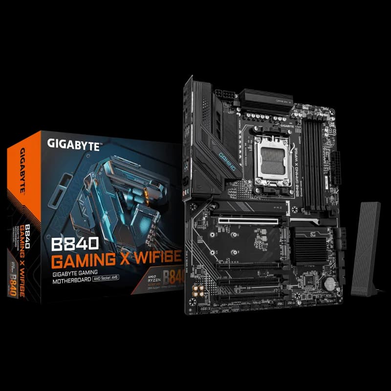 Placa de baza Gigabyte B840 GAMING X WIFI6E, Socket AM5, DDR5, ATX