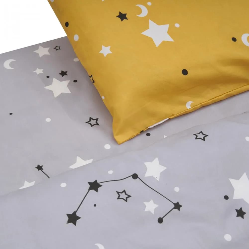 LENJERIE DE PAT KS MICROFIBRA STARS — miniatură
