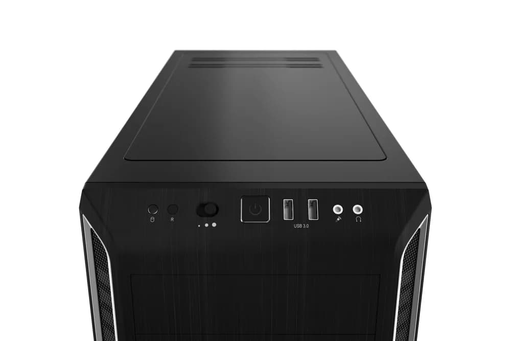 CARCASA be quiet! "PURE BASE 600", Middle Tower, ATX, fara sursa, 2xfan, USB 3.2 gen 1 x 2, audio+mic, PSU shroud, 7 sloturi expansiune, iluminare, argintiu, "BG022" — miniatură
