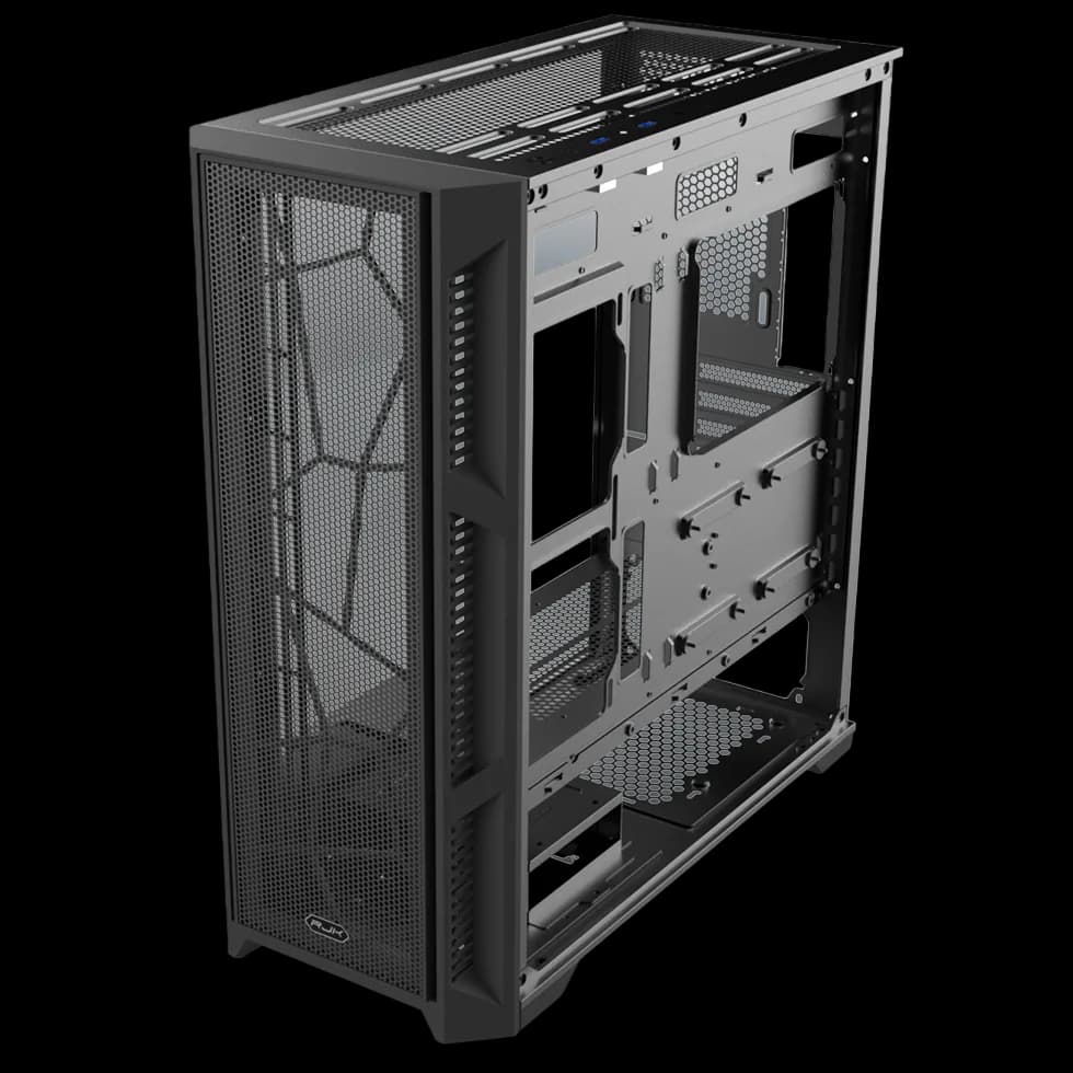 Carcasa RAIJINTEK PONOS ULTRA MS4, ATX, Negru "0R20B00226" — miniatură