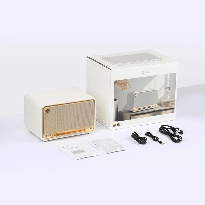 BOXE EDIFIER desktop bluetooth, RMS: 60W (2 x 15W, 1 x 30W), Bluetooth 5.3, AUX, Wi-Fi, USB-C, white, "D32-W" — miniatură