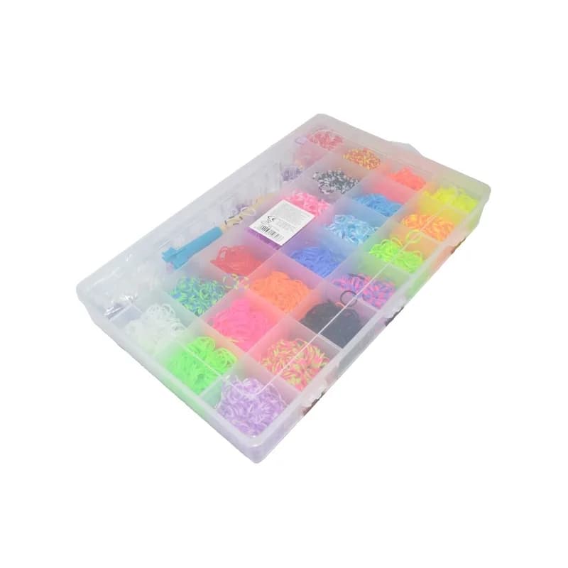 Set creativ elastice, 4200 piese/cutie — miniatură
