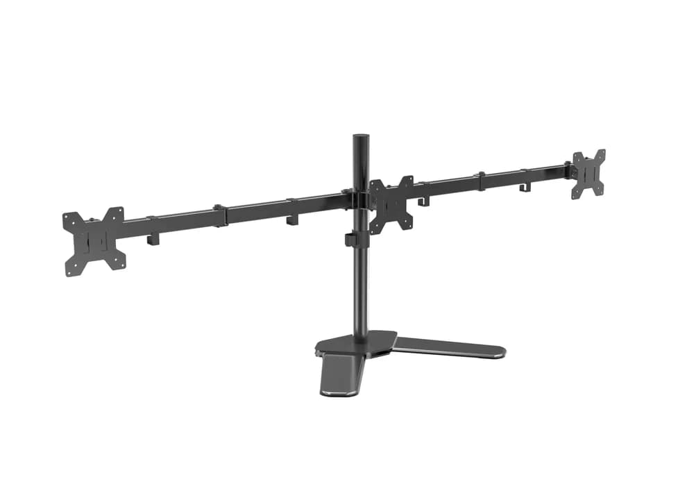 Suport Monitor BlackMount DESK03, 3 monitoare 10-27", cu talpa