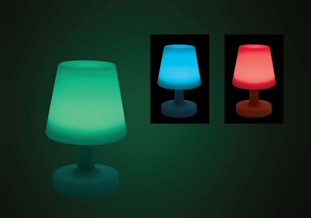 Lampă care își schimbă culoarea — miniatură