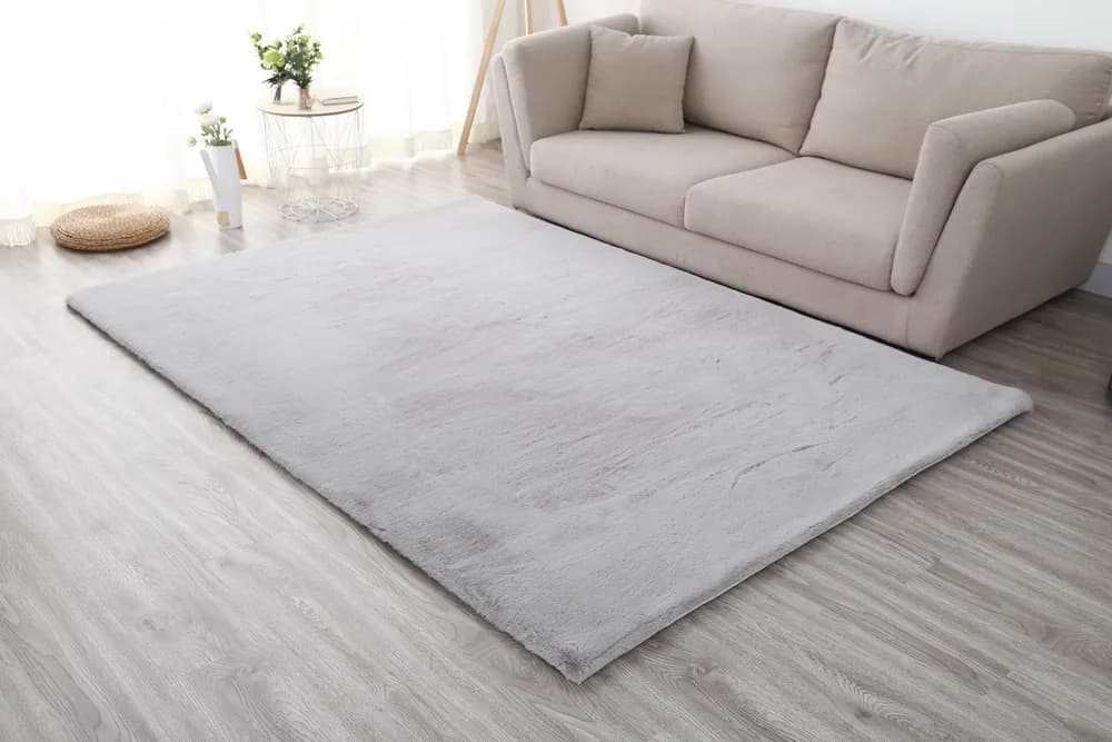 Covor Heinner Shaggy soft blanita Gri 70x140 cm — miniatură