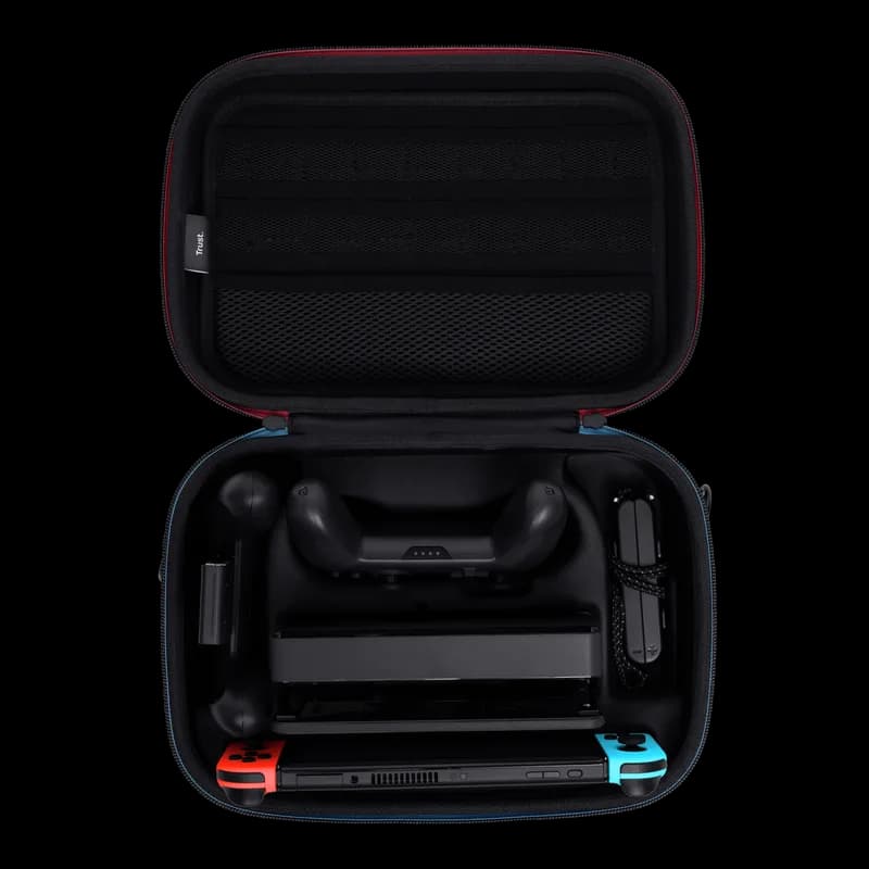 Husa de transport XXL Trust pentru consola Nintendo Switch, negru — miniatură