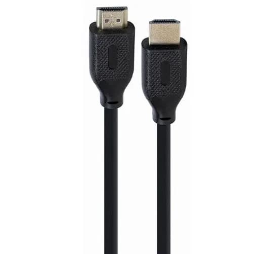 CABLU video GEMBIRD, HDMI (T) la HDMI (T), 1m, HDMI 2.1, conectori auriti, rezolutie maxima 8K (7680 x 4320) la 60 Hz, cupru, 8mm diam, negru, "CC-HDMI8K-1M"