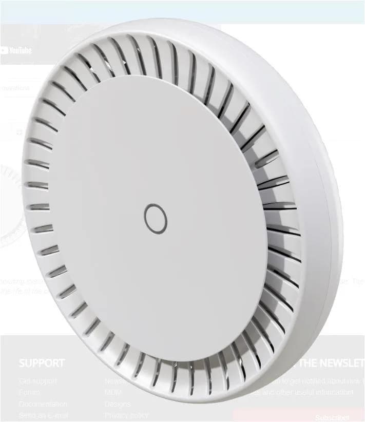 Access point Mikrotik cAP ax, Gigabit, PoE, Dual-band, WiFi 6 - AX — miniatură