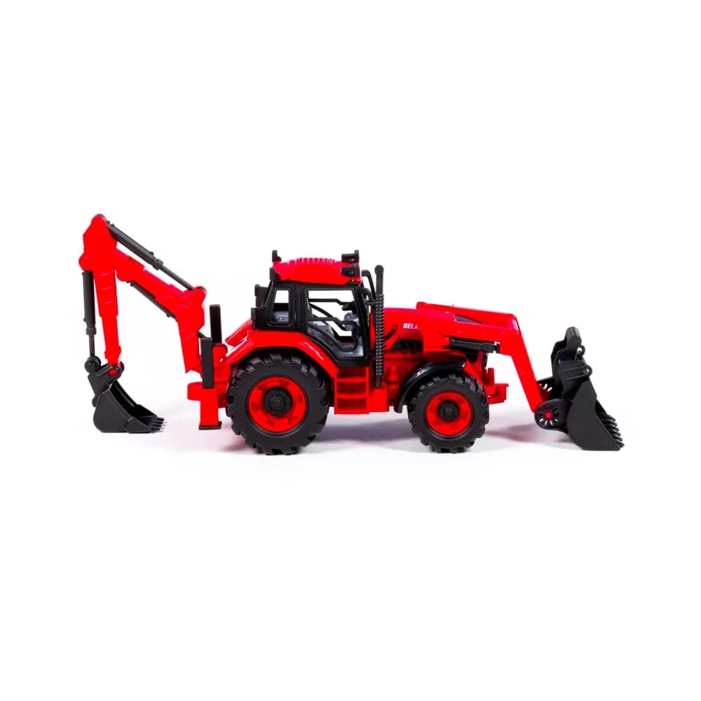 Tractor-excavator cu incarcator, 31x15x14.5 cm, Polesie — miniatură