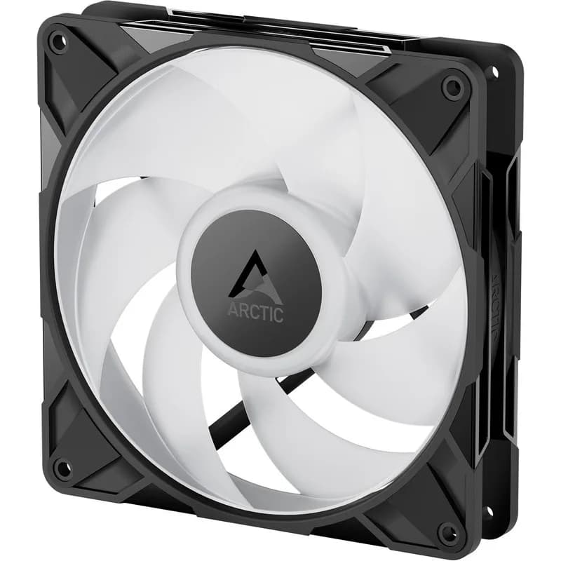 Ventilator Arctic "P14 Pro A-RGB", 140mm, 600 - 3000 RPM, FDB, 110 cfm, 4-Pin Fan Plug + 4-Pin Socket, lungime cablu 400 mm + 80 mm Daisy-Chain, negru, "ACFAN00315A" - 4895265000393 — miniatură