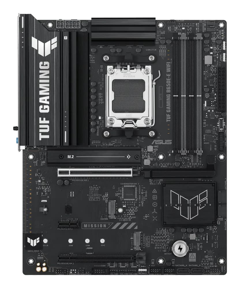 Placa de baza ASUS TUF GAMING B650E-E WIFI, AM5, AMD B650, ATX "90MB1LT0-M0EAY0" — miniatură