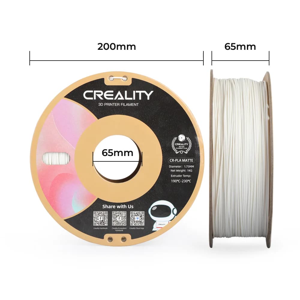 Filament Creality CR-PLA Matte – 1,75 mm – 1 kg (3301010300) — miniatură
