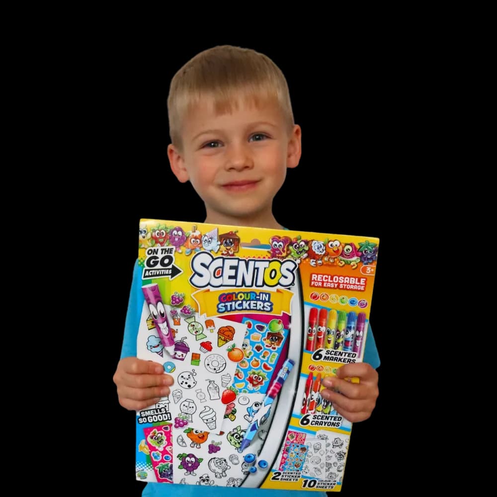 SET PARFUMAT DE CALATORIE SA COLORAM SI SA LIPIM STICKERE,SCENTOS — miniatură