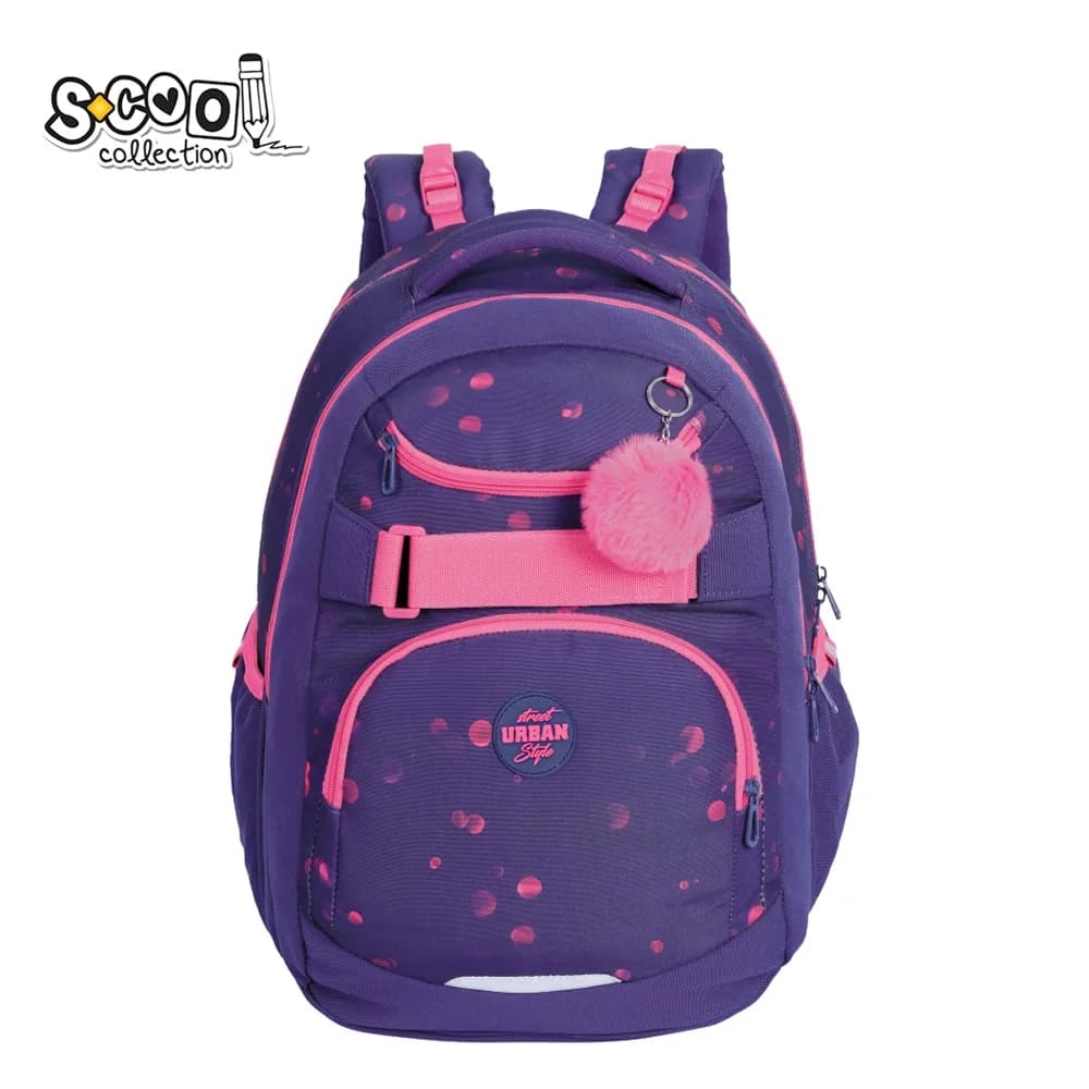 Ghiozdan anatomic URBAN, 43x29x22 cm, BUBBLES - S-COOL