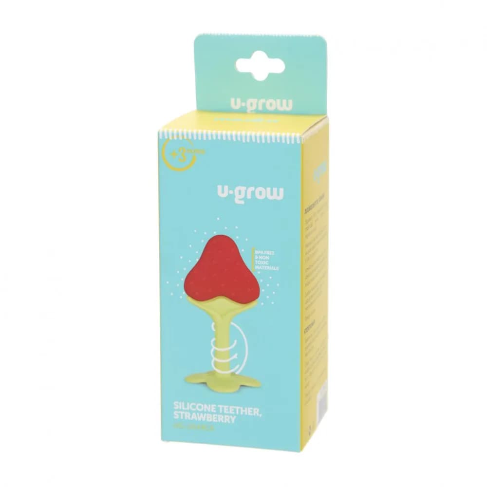Jucarie dentitie, capsuna, U-Grow — miniatură