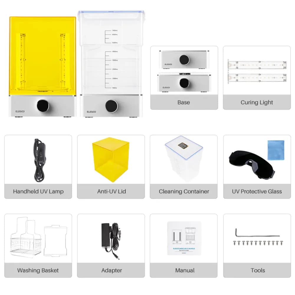 Accesoriu imprimantă 3D Elegoo Mercury XS Bundle — miniatură