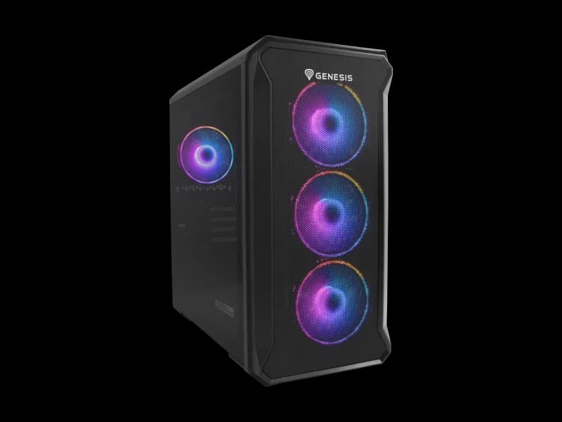 Carcasa GENESIS Irid 503 ARGB, Mini Tower, Black