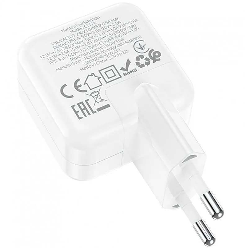 Incarcator Retea BLUEpower BC111A, 30W, 2 porturi, Alb — miniatură