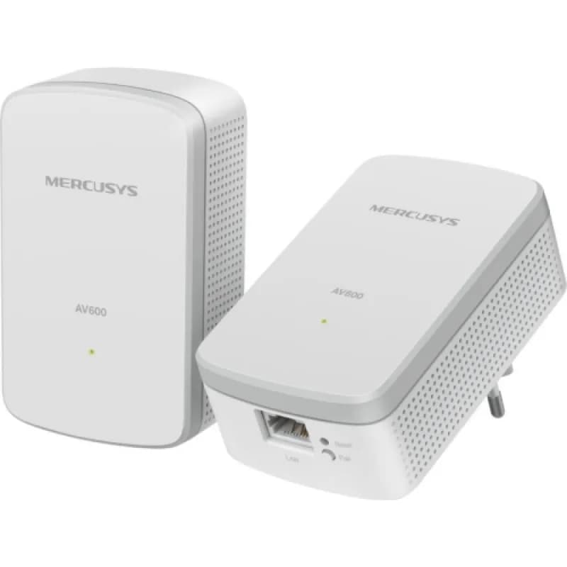 AV600 Passthrough Powerline Starter Kit KIT: 2× MP300P SPEED: 600 Mbps Powerline SPEC: 1× 10/100Mbps Port, Wall Plugged, HomePlug AV2, Extra Power Socket FEATURE: Plug and Play, Power Saving, Pair for More Security