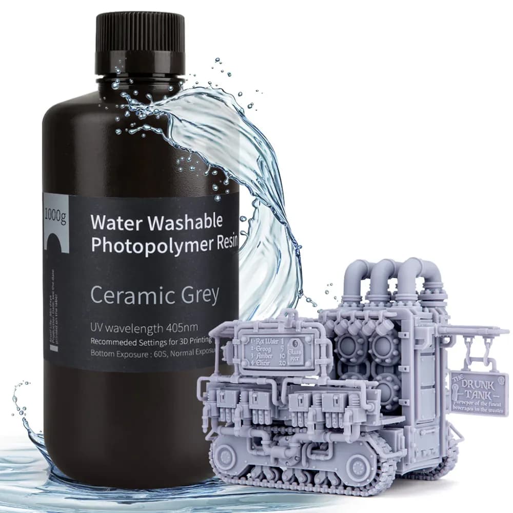 Rășină 3D Elegoo Water Washable (50.103.0006) — miniatură