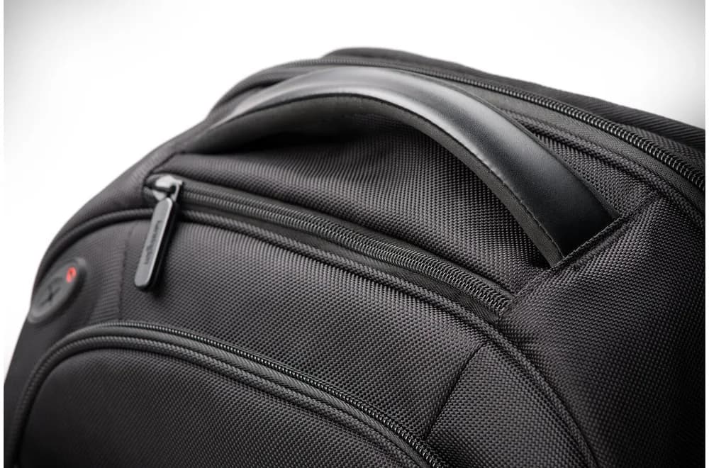 RUCSAC KENSINGTON, pt. notebook de max. 17 inch, 1 compartiment, buzunar frontal x 3 | buzunar lateral x 2, waterproof, poliester, negru, "K60381EU" — miniatură