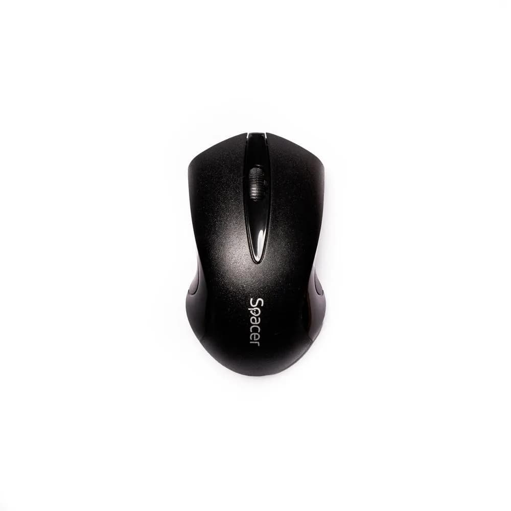 Mouse Wireless SPACER SPMO-W12, 1001 2000 dpi, Negru — miniatură