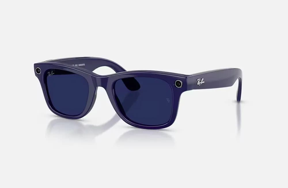 ORW4012 META WAYFARER High Bridge Fit - Shiny Cosmic Blue - Sapphire Transitions® Gen 2 — miniatură