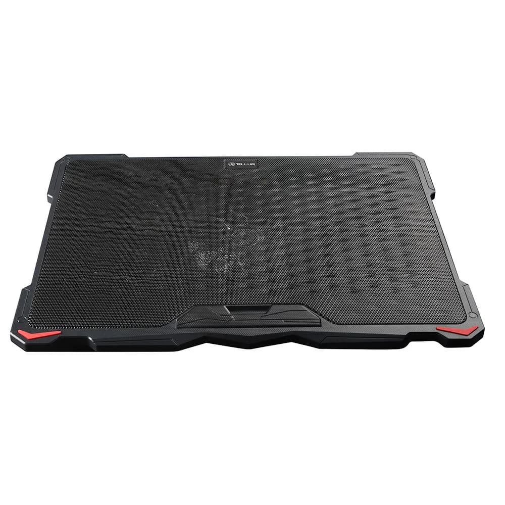 Stand/Cooler notebook Tellur Basic, pana la 17 inch, 5 ventilatoare, Negru