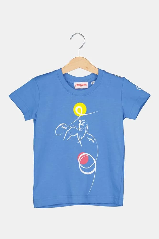 TSHIRT CASUAL C CAL PEGAS AZURE-12